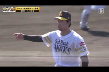 【福岡ソフトバンクホークス｜2/17(土)春季キャンプまとめ】紅白戦で尾形崇斗が圧巻の三球三振！！｜2024プロ野球春季キャンプ