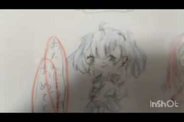 るなちゃんの絵とえとちゃんの絵を色ぬったよ