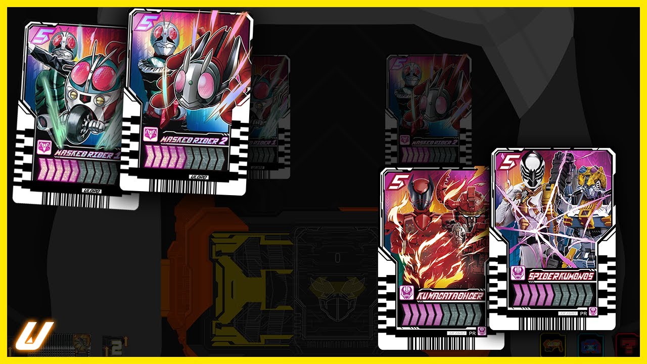 【Gotchard Simulator】Kamen Rider 1 & 2, Kuwagata Ohger & Spider Kumonos 【Gotchard Simulator】Kamen Rider 1 & 2, Kuwagata Ohger & Spider Kumonos