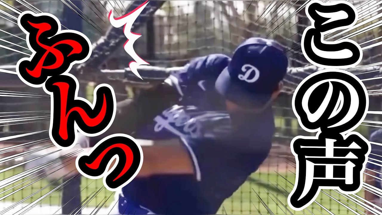 【大谷翔平】打撃時の音声に注目したらすごいパワー感 【大谷翔平】打撃時の音声に注目したらすごいパワー感