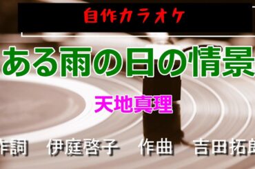 天地真理　「ある雨の日の情景」コーラス入り　自作カラオケ