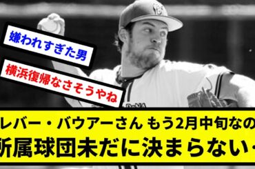 【スネ夫バンクはいつ動くんや！】トレバー・バウアーさん、もう２月中旬なのに所属球団未だに決まらない‥ 【プロ野球反応集】【2chスレ】【1分動画】【5chスレ】