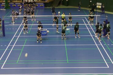 ドリームマッチバレー2024女子 MAX OCEAN 試合前練習
