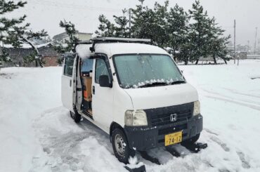 富山県での車中泊は3日で断念しました･･･