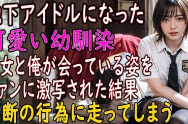 【馴れ初め 感動】地下アイドルの幼馴染が家に来た結果…俺と彼女が会っているところを盗撮されてSNSが大炎上。すると他のファンから思いもよらぬ言葉が、、【朗読】
