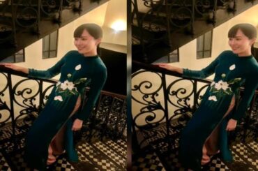 新着- 比嘉愛未、女神すぎるアオザイ姿にうっとり。日越外交50周年記念ドラマに出演