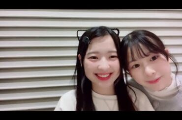 青原和花 (NMB48)  SHOWROOM 2024年2月23日 青原優花 二瓶愛美 田中雪乃