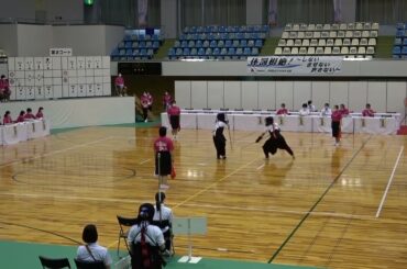 2021年IH なぎなた 個人予選第2コートHブロック 大城志歩 首里(沖縄) vs 鈴木唯花 松商学園(長野)