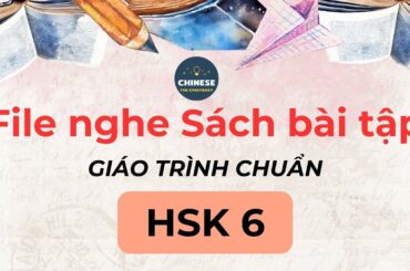 File nghe sách bài tập Giáo trình chuẩn HSK6 ( Quyển Hạ) Bài 21-30 | kèm file đáp án trong video