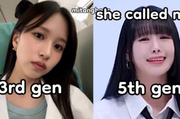mina called this 5th gen girl group member