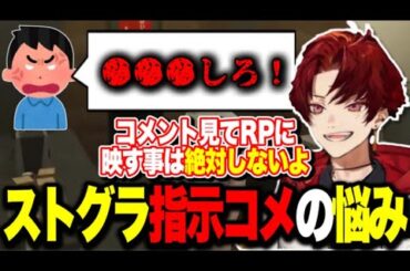 ストグラRP中の指示コメントに対する悩みを語る柊ツルギ【柊ツルギ/切り抜き】