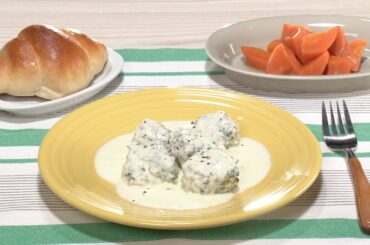 【3分クッキング公式】パセリミートボールのクリーム煮／春にんじんグラッセ