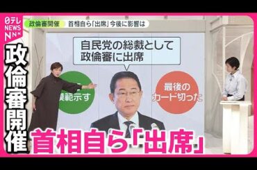 【裏金問題】政倫審  首相自ら「出席」へ…今後に影響は？