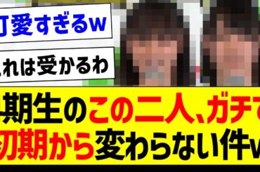 4期生のこの二人、ガチで初期から変わらない件ｗ【乃木坂46・坂道オタク反応集・遠藤さくら・賀喜遥香】