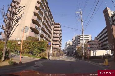 【TOYOTA86】【ドライブレコーダー動画】兵庫県西宮市フレンテ西宮～すみれ台