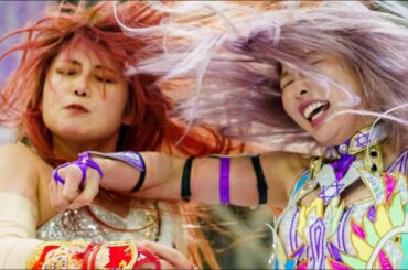 【スターダム】舞華と中野たむの新旧赤いベルト王者がやり合う！舞華＆月山和香 vs 中野たむ＆水森由菜！-2.11静岡・富士大会-【STARDOM】
