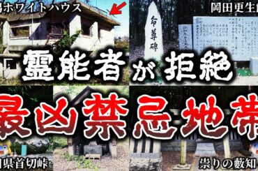 【総集編】ガチでヤバイ..霊能者も恐れて近づかない日本の最凶禁忌地帯２５選！【ゆっくり解説】
