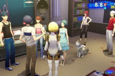 47 #ペルソナ3 リロード ★8月8日～9日 2回目エリザベスを誘う コロマルが仲間に加入 刑死者Rank7、悪魔Rank10MAX #p3r #ANDYGAME