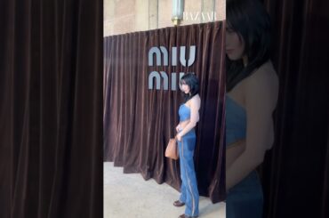 #TWICE の#MOMO 、#IVE の#ウォニョン  、#（G）I-DLE の#ミンニ の美しい姿をミュウミュウの会場でキャッチ🩷🩷