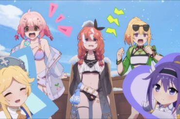 水着で雪山に行くなかよし部