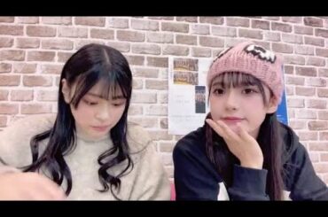 板垣心和 池田典愛 (NMB48)  SHOWROOM 2024年2月24日