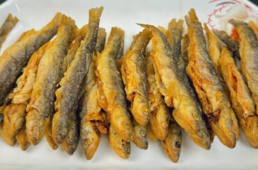炸小魚放澱粉和麵粉都是大錯！教你飯店不外傳的做法，魚骨酥脆，涼了也不回軟 #炸小鱼 How to Make Perfectly Crispy Fried Fish