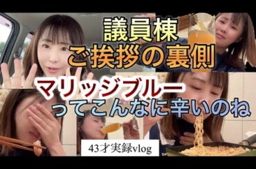 【婚前】議員棟ご挨拶とマリッジブルー【43才実録vlog】