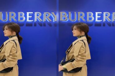 新着- 白石麻衣、凛とした横顔にうっとり！バーバリーポップアップで見せたエレガントな姿