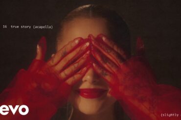 Ariana Grande - true story (a cappella) (lyric visualizer)