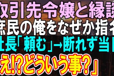 【感動する話】社長の推薦で取引先の大企業の社長令嬢とのお見合い。「何かの間違いでは？」当日、お見合い相手を見て…「え？どういう事？」【いい話】【朗読】