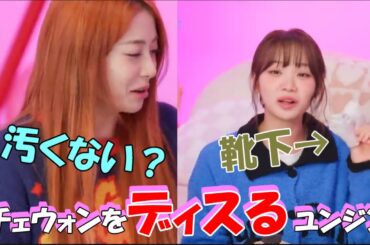 チェウォンをディスるユンジン【Le Sserafim / ルセラフィム/日本語字幕】#lesserafim  #ルセラフィム   #ルセラフィム切り抜き #チェウォン  #ウンチェ #ルセラ #サクラ