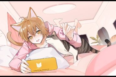 遊戲之夜🎮今天會玩不挨餓跟特戰英豪【#杏仁ミル】