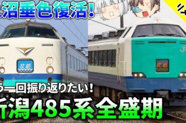 【おかえり上沼垂色】バリエーションが豊かすぎた新潟の485系を今もう一度振り返ってみよう【迷列車で行こうきまぐれ編#12-Remake】