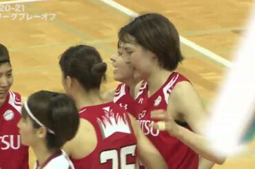 町田瑠唯→篠崎澪→田中真美子へ！富士通のトランジションバスケ炸裂！【Wリーグプレーオフ 名場面】