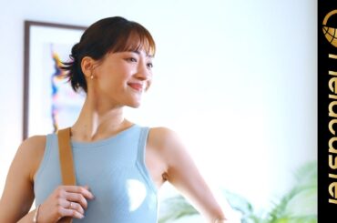 綾瀬はるか、ブラトップ姿で美肩を披露 新CMメイキング＆インタビュー
