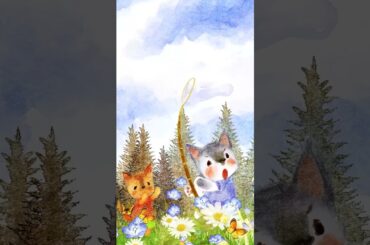 大きな蜂が飛んできました。　#リゲルとおじいちゃんの夏 #絵本読み聞かせ #知育 #絵本 #子育て #ヒーリング