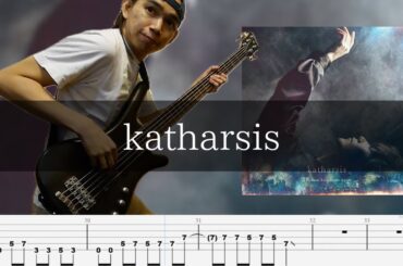 TK from 凛として時雨 - katharsis Bass Cover 弾いてみた TAB