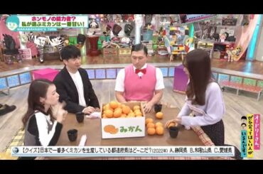 ホンモノの能力者? 私が選ぶミカンは一番甘い! (オードリーさん、ぜひ会ってほしい人がいるんです。)