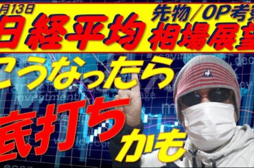 日経平均株価03月13日 ～　日経平均が最もサポートされる移動平均線は実は〇〇日線!!