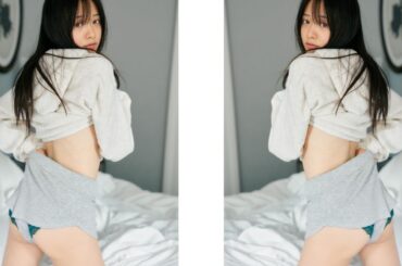 「セクシーで素敵」森香澄、アンニュイな表情でパンティーをチラ見せ