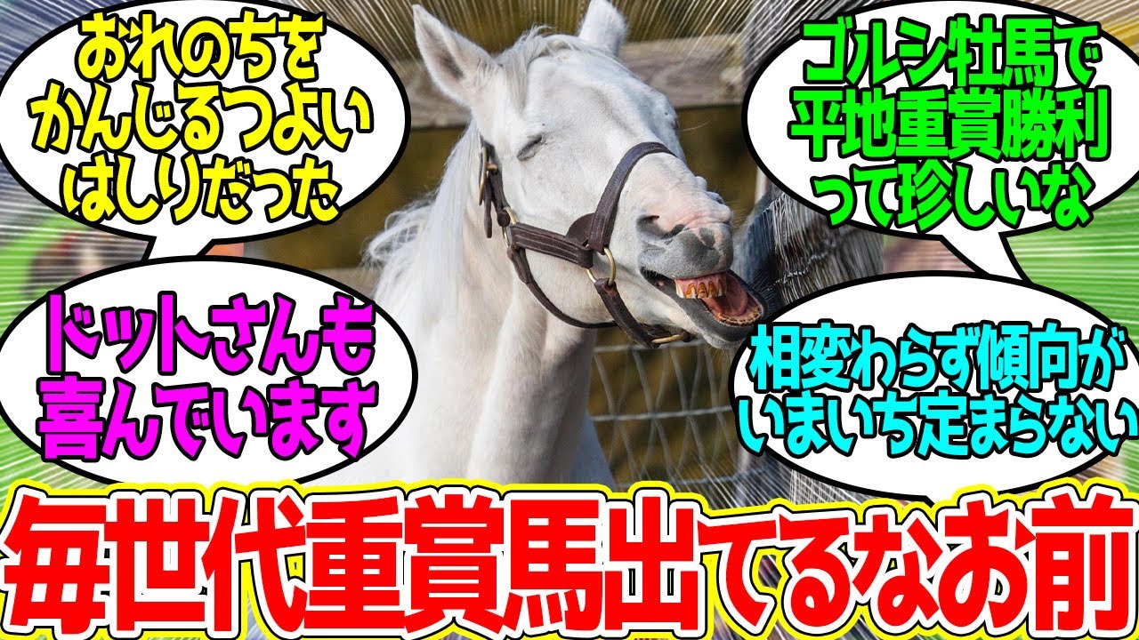今年のゴルシ産駒何かがおかしい…に対するみんなの反応!【競馬 の反応集】 今年のゴルシ産駒何かがおかしい…に対するみんなの反応!【競馬 の反応集】