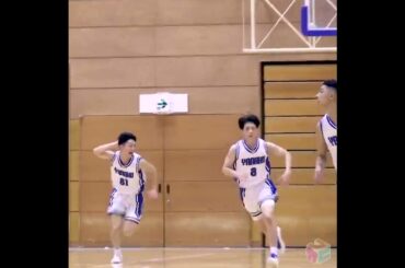 #バスケ 本人も驚く⁉️圧巻ハンドリングでDF2人抜き🔥山根遼太郎 (柳ヶ浦2年/178cm/No.81)[全九州高校バスケ春季選手権大会2024] #shorts