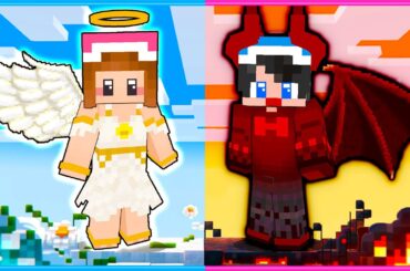 天使と悪魔になってサバイバルするマインクラフト👼👿【 マイクラ / Minecraft  】