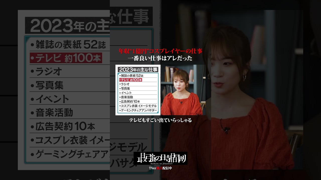 1億円稼いだ仕事💸えなこさんが表紙の雑誌何回見た?コメントで教えてください💬 #TVerオリジナル番組 #TVer #最強の時間割2 #ラランド #秋元真夏 #えなこ #コスプレ #職業 #仕事 1億円稼いだ仕事💸えなこさんが表紙の雑誌何回見た?コメントで教えてください💬 #TVerオリジナル番組 #TVer #最強の時間割2 #ラランド #秋元真夏 #えなこ #コスプレ #職業 #仕事