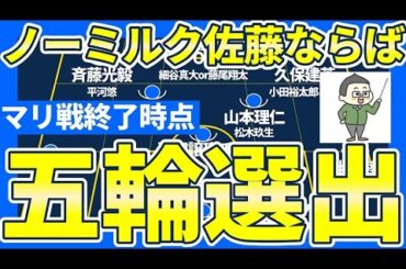 【マリ戦終了時点】ノーミルク佐藤が現時点で選ぶパリ五輪選出メンバー18人