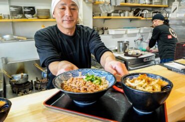 爆売れ肉うどん！天ぷらラッシュ！常連が殺到するガツ盛りロードサイドうどん食堂の1日丨Tempura and Udon Restaurant : Japanese style