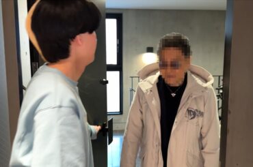 ド緊張…誰もが知る大御所の超有名人が家にきました