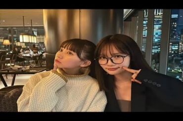 田中美久が矢作萌夏とお洒落ホテルディナー堪能＆白黒横顔ショットにファン「撮り方カッコよ！」「さすが世界のみくちゃん」