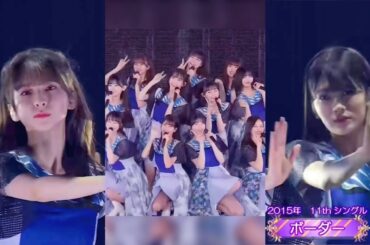 ボーダー/センター冨里奈央　乃木坂46　LIVE