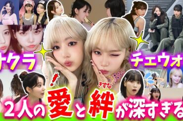 【LE SSERAFIM】サクラ＆チェウォン　苦楽を共にした２人のステキな関係性【日本語字幕】